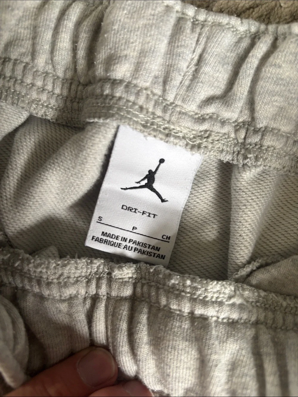 Jordan Light Grey Jumpman Joggers
